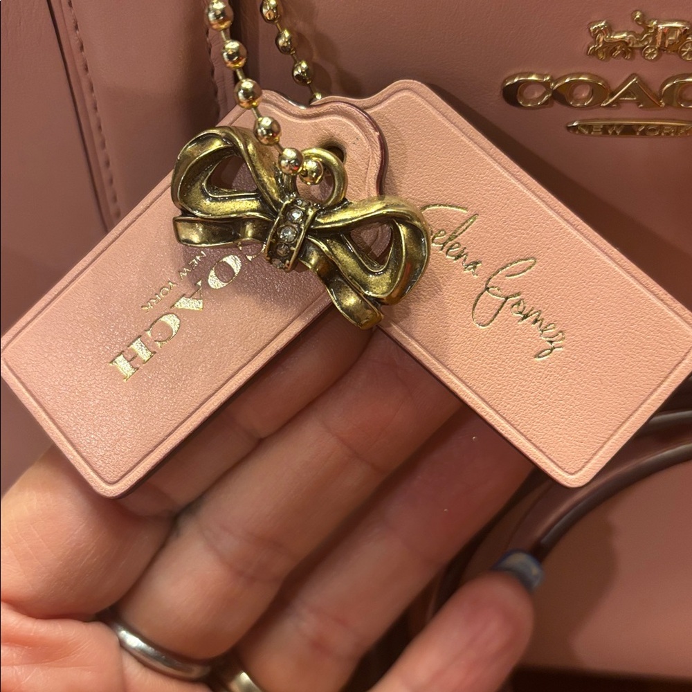 Coach x Selena Gomez Limited Edition Selena Bond Satchel - Peony Pink EUC - Picture 3 of 8
